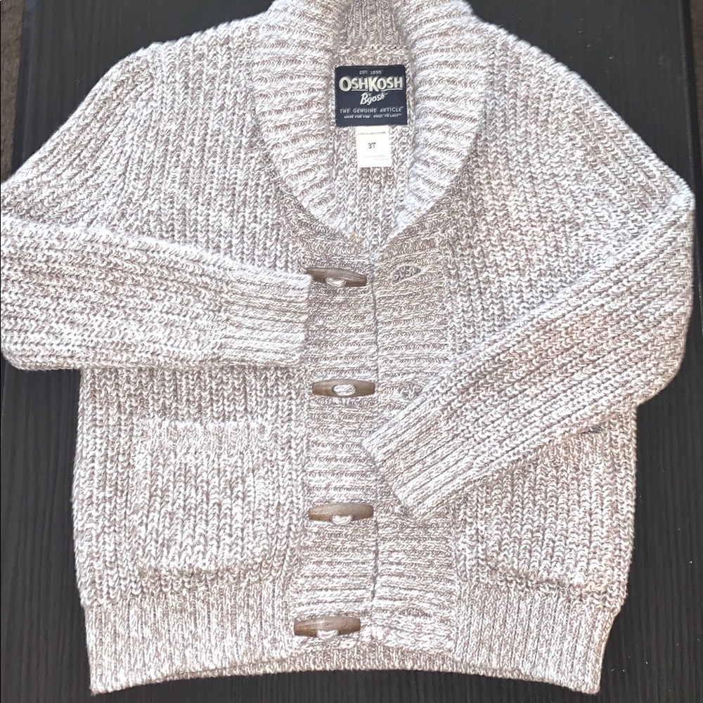 Toddler boys warm knit sweater